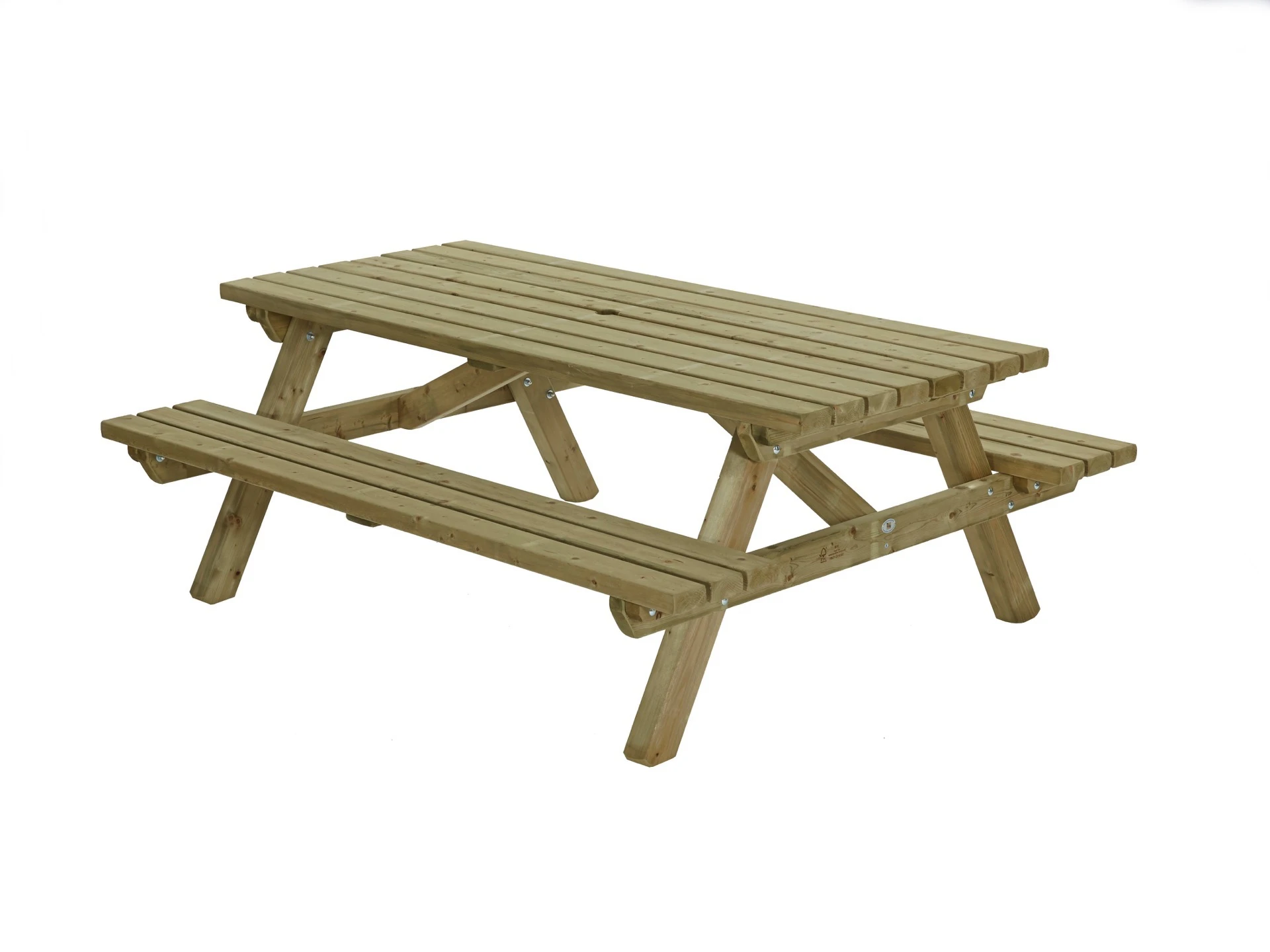 Talen Picknicktafel 160 x 200 cm - Afbeelding 1